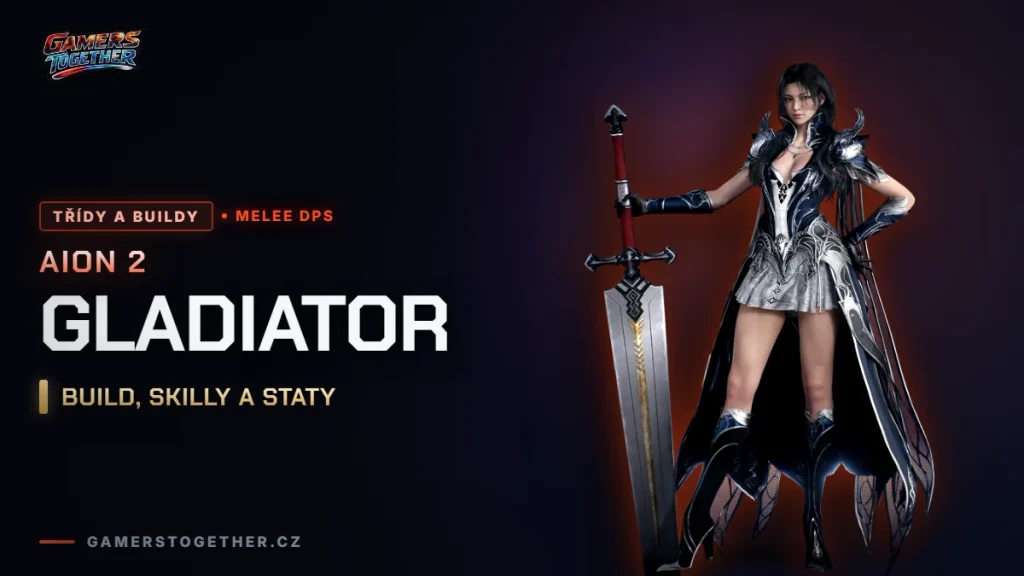 AION 2 Gladiator: build, skilly a staty