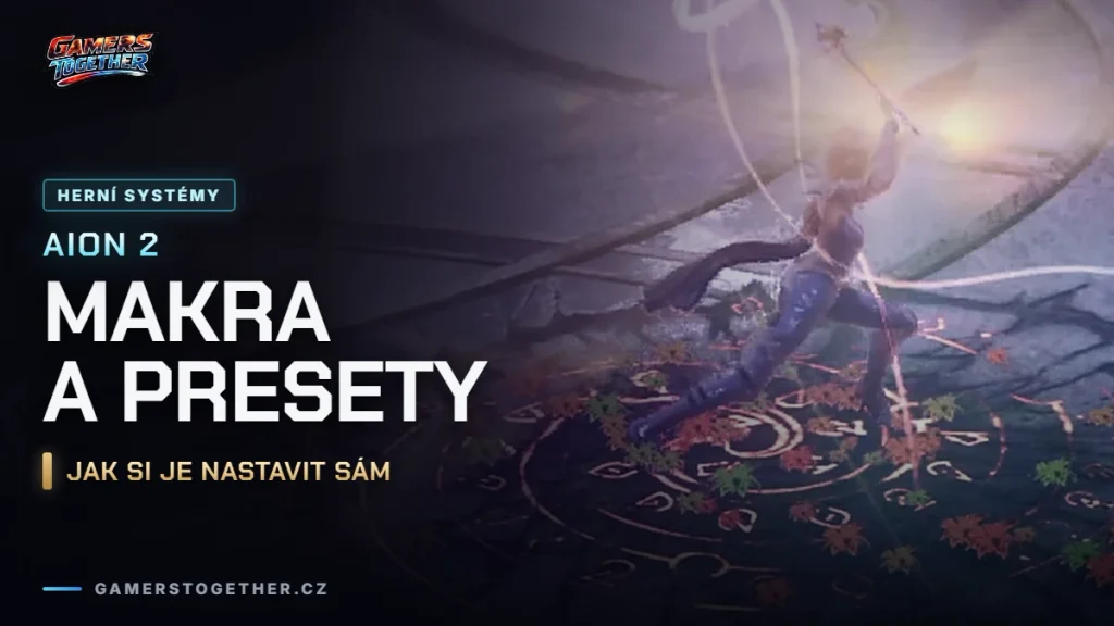 AION 2 makra: nastavení, delay a presety
