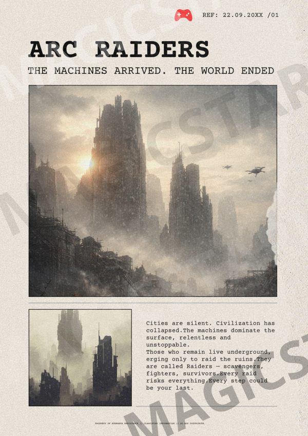 Plakát ARC Raiders The Machines Arrived – náhled celého motivu s vodoznakem