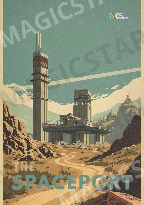 Plakát ARC Raiders The Spaceport – náhled celého motivu s vodoznakem