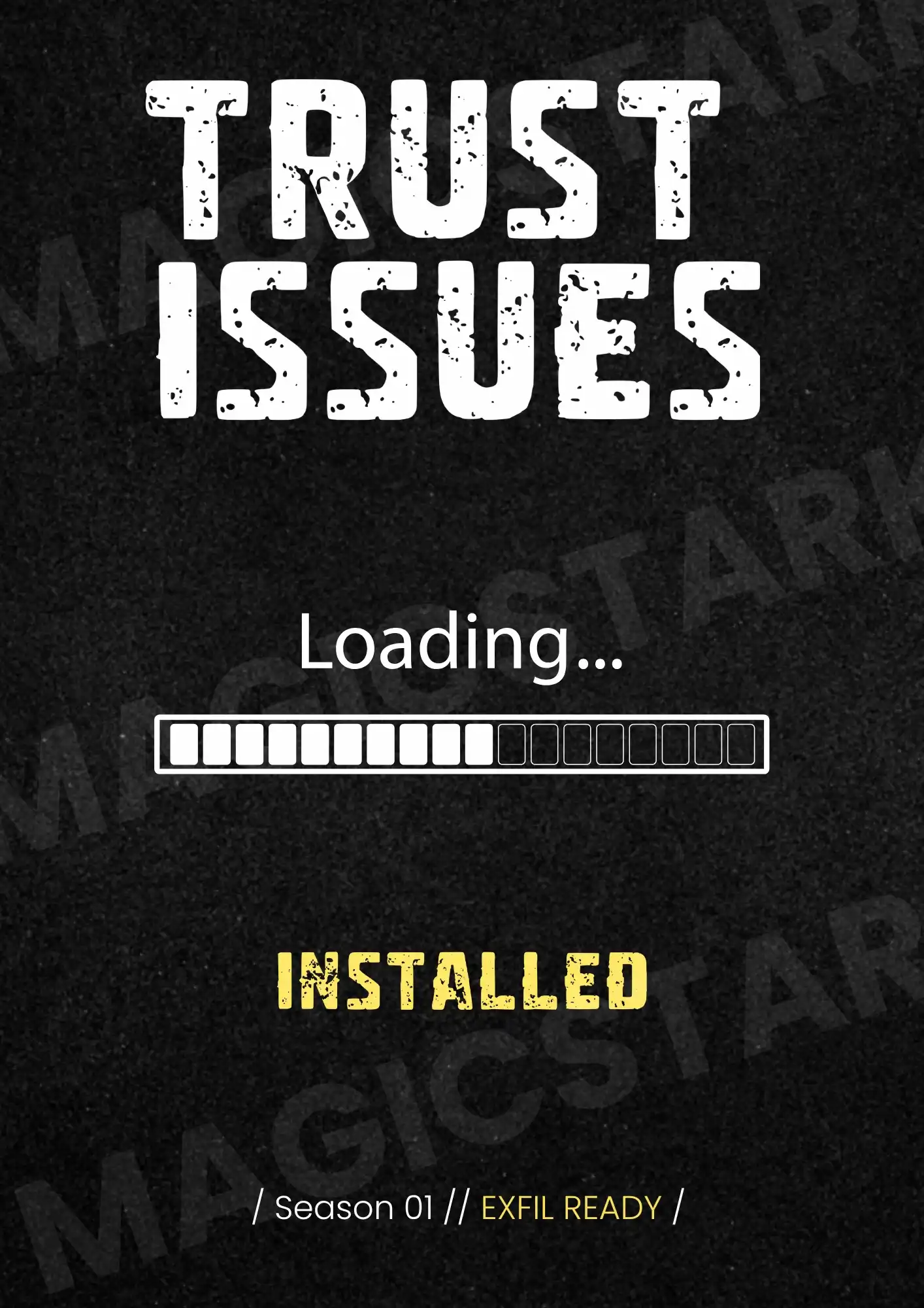 Plakát ARC Raiders TRUST ISSUES – náhled celého motivu s vodoznakem