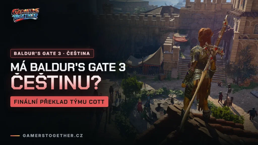 Má Baldur's Gate 3 češtinu? Fanouškovský překlad týmu COTT je hotový