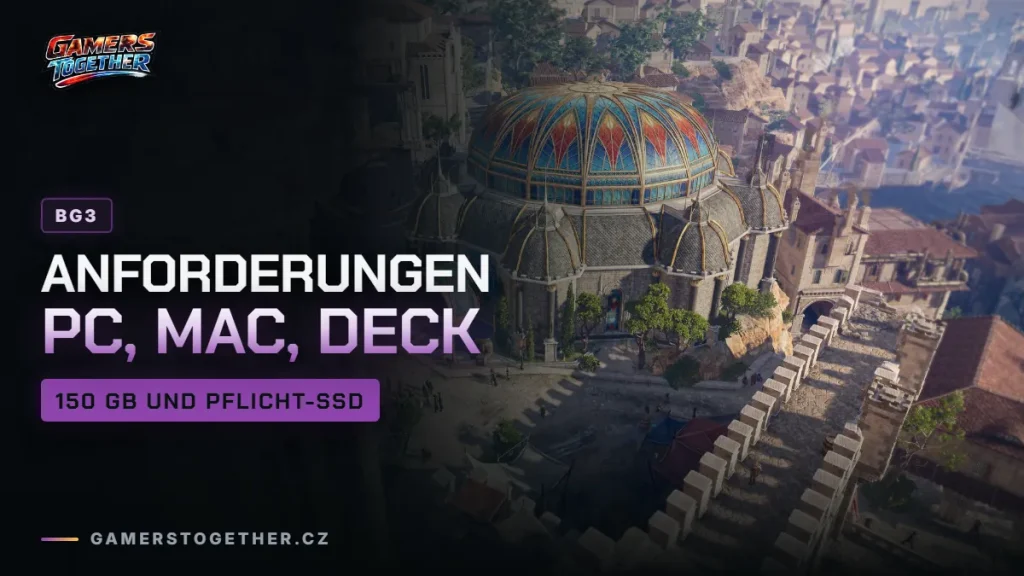 Baldur’s Gate 3 Systemanforderungen für PC und Mac, Steam Deck und Speicherplatz