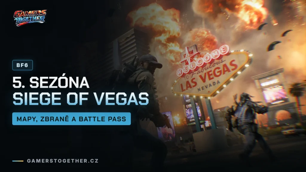 Battlefield 6 aktuální sezóna: 5. sezóna Siege of Vegas, obsah a Battle Pass