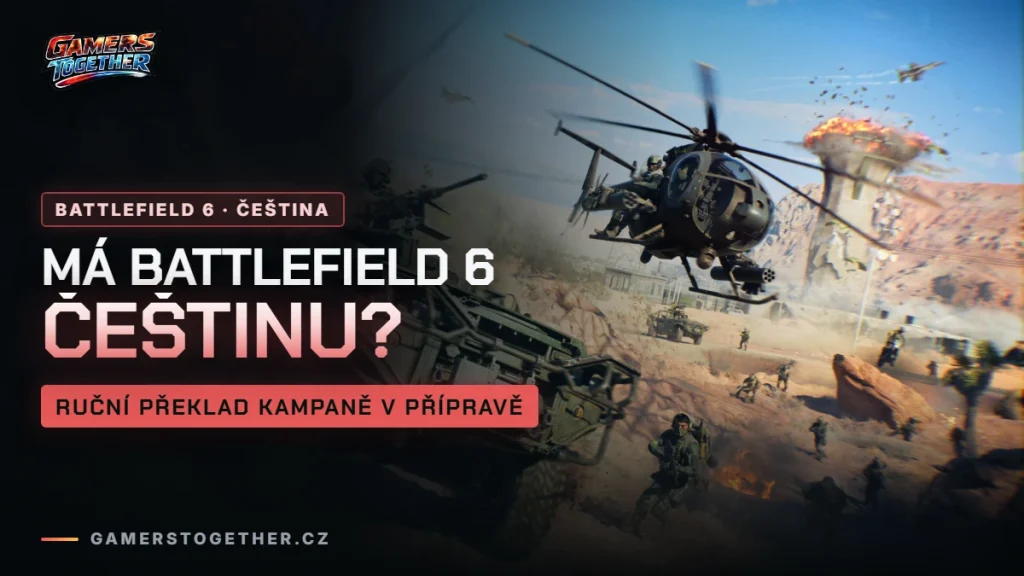Má Battlefield 6 češtinu? Ruční překlad kampaně se teprve připravuje