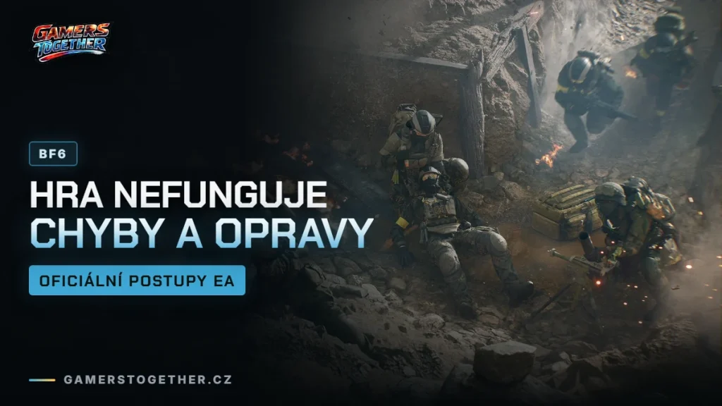 Battlefield 6 nefunguje: chybové hlášky a oficiální opravy od EA
