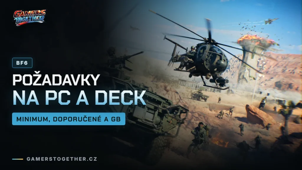 Battlefield 6 požadavky na PC: minimum, doporučené, velikost a Steam Deck