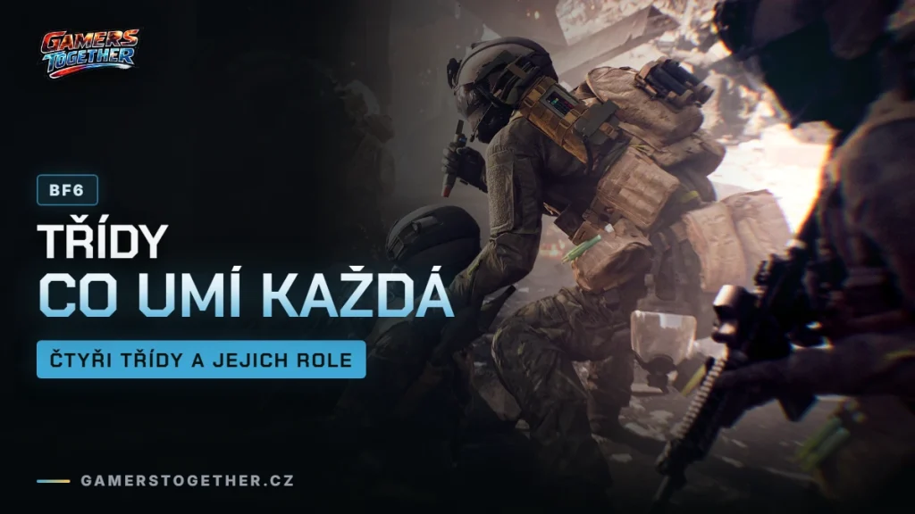 Battlefield 6 třídy: Assault, Engineer, Support a Recon a co umí