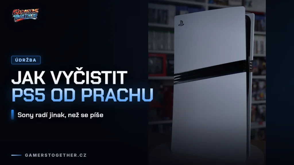 Jak vyčistit PS5 od prachu