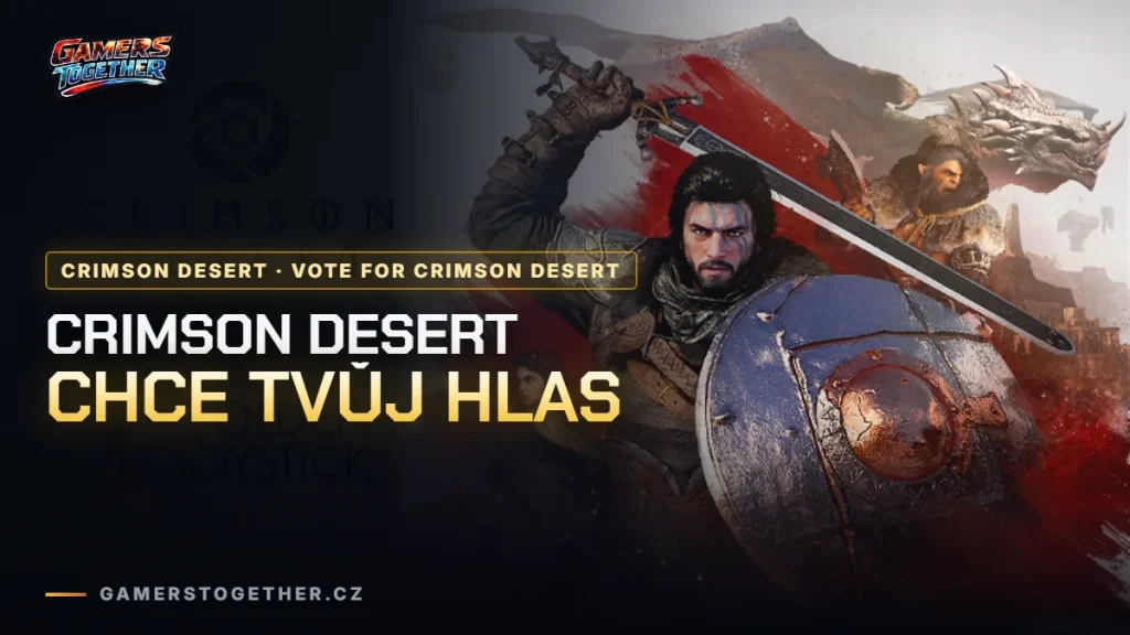 Crimson Desert je nominované na Golden Joystick Awards 2026 — vývojáři prosí o hlasy