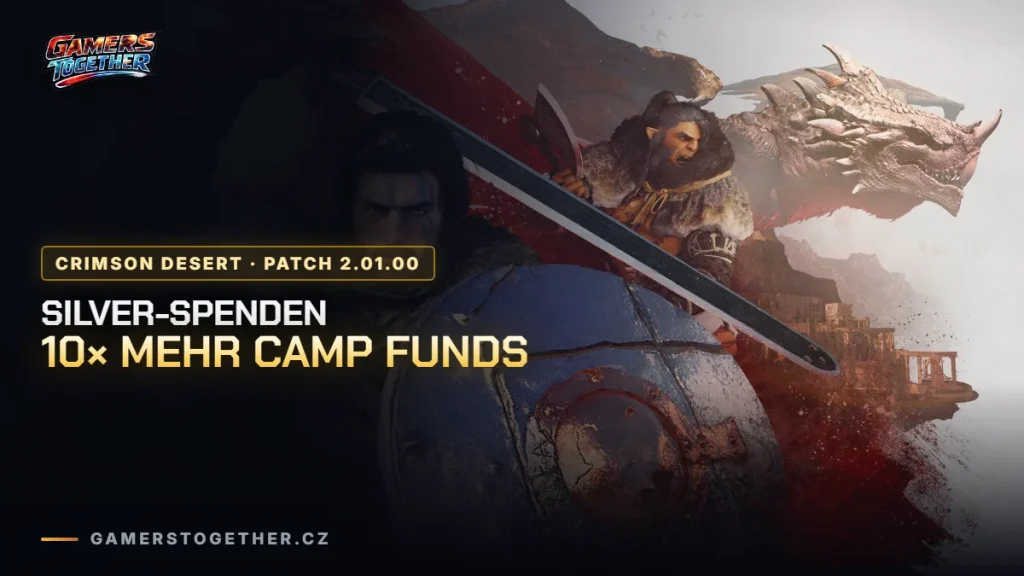 Crimson Desert 2.01.00: 10× mehr Camp Funds für Silver und Quest-Fixes