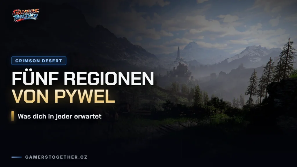 Crimson Desert: die fünf Regionen von Pywel