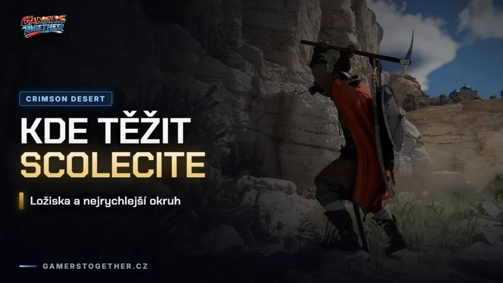 Crimson Desert: kde těžit Scolecite