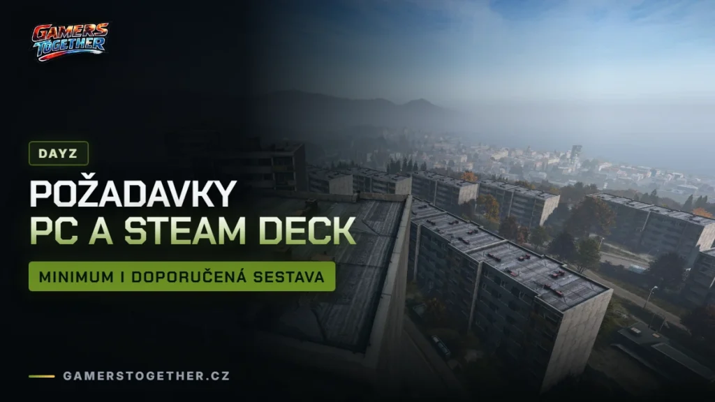 DayZ požadavky na PC, Steam Deck a velikost