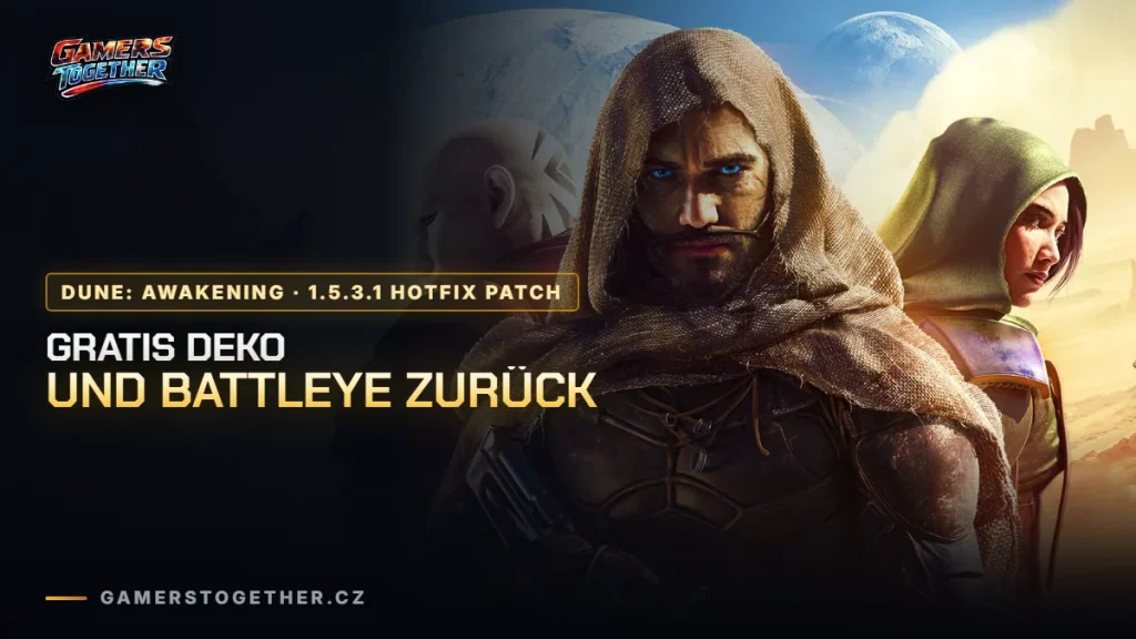 Dune: Awakening Hotfix: Gratis-Deko-Set, BattlEye zurückgenommen und viele Fixes