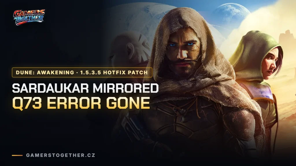Dune: Awakening hotfix: mirrored Sardaukar pieces and an end to Q73 transfer errors