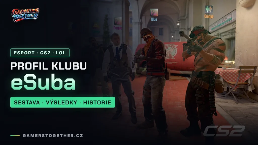 eSuba: nejstarší česká esportová organizace a její týmy