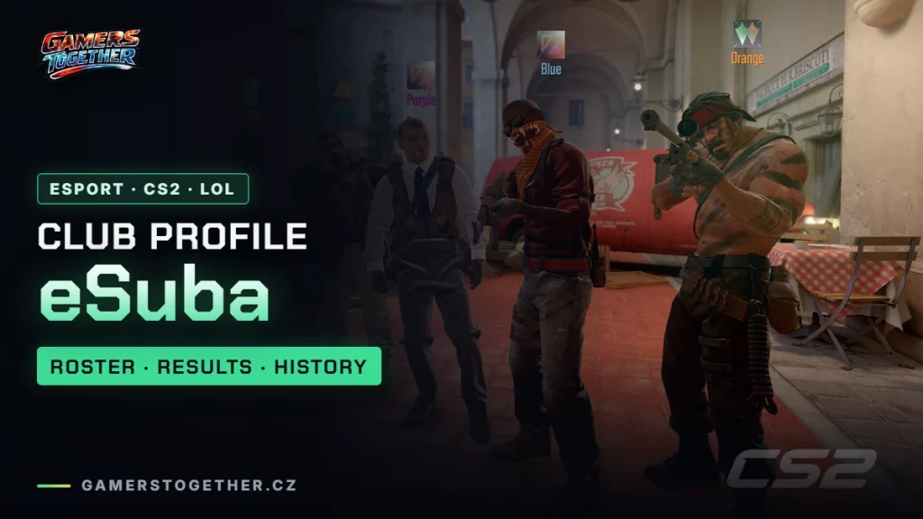 eSuba: the oldest Czech esports organization and its teams