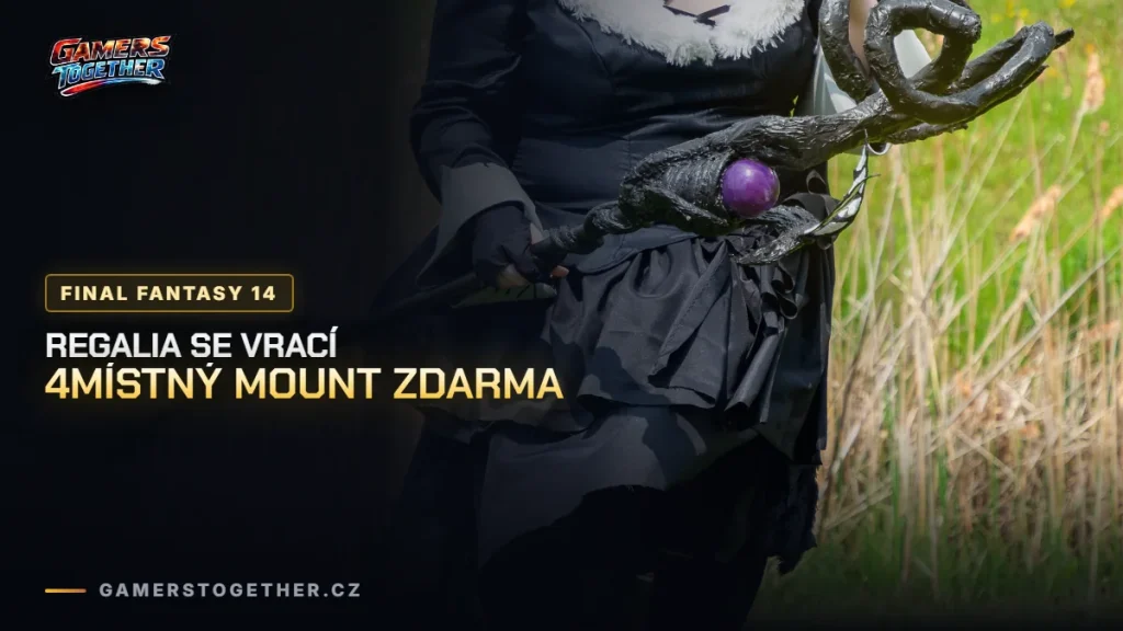 Regalia Type-G se vrací do Final Fantasy 14: čtyřmístný mount zdarma jen na pár týdnů