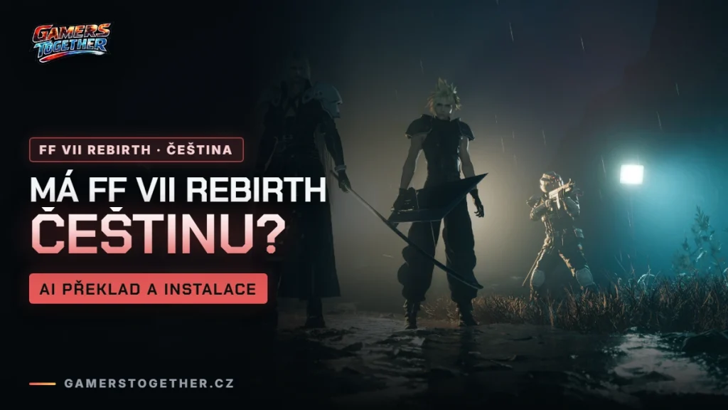 Má Final Fantasy VII Rebirth češtinu? AI překlad a jak ho nainstalovat