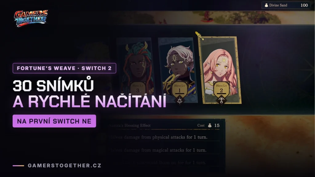 Fire Emblem: Fortune's Weave na Switch 2 - výkon, načítání a otázka Switch 1