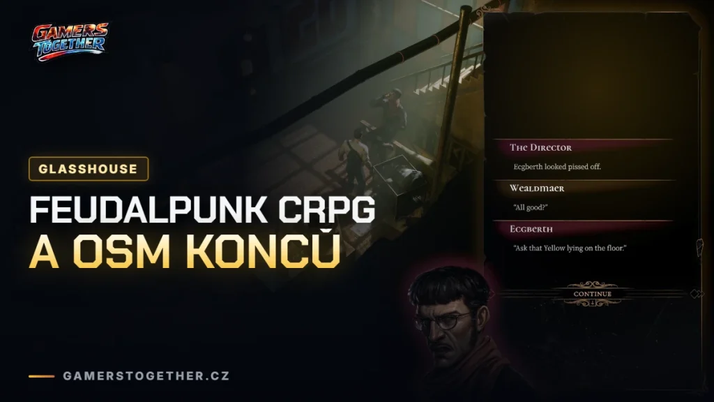 Glasshouse je feudalpunk CRPG, které míchá atmosféru Dishonored s vyprávěním à la Disco Elysium