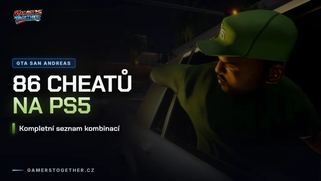 GTA San Andreas cheaty na PS5