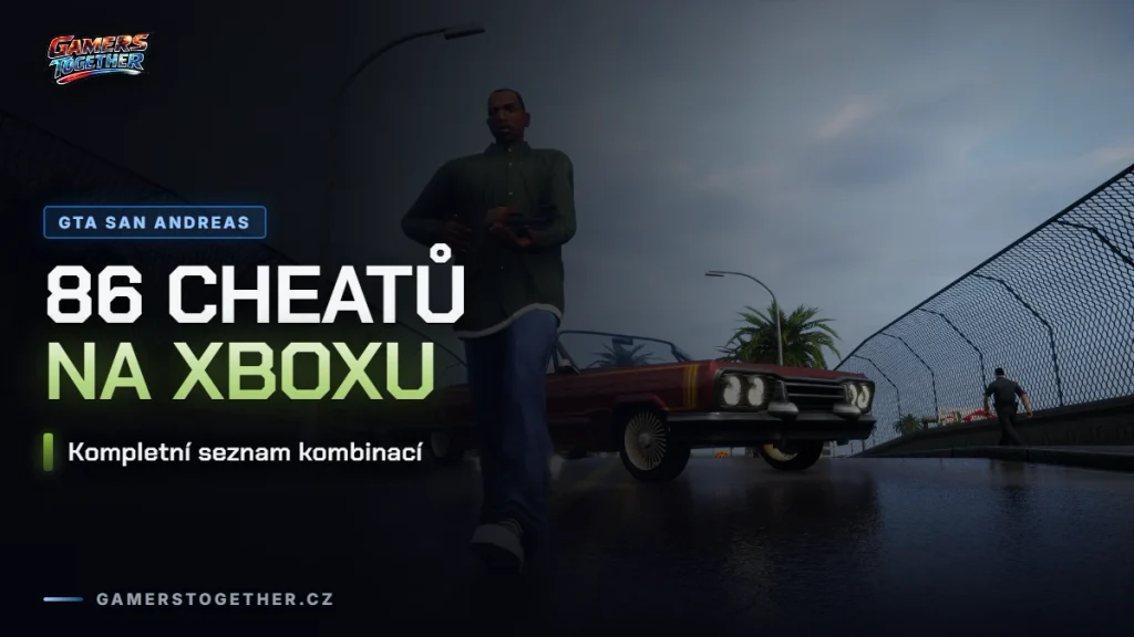 GTA San Andreas cheaty na Xbox