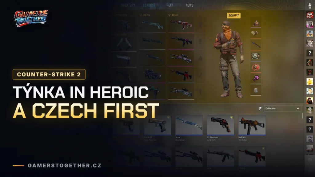 HEROIC Signs Týnka: A Czech Streamer Joins a World CS2 Organization for the First Time