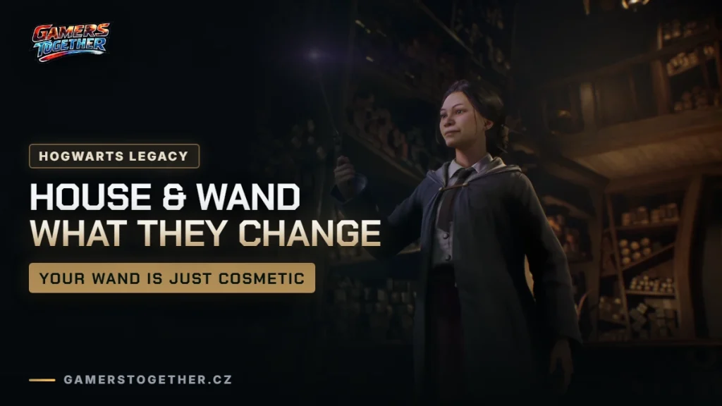 Hogwarts Legacy houses and wands: what they change and what doesn’t matter