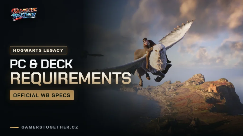 Hogwarts Legacy PC system requirements, Steam Deck and install size