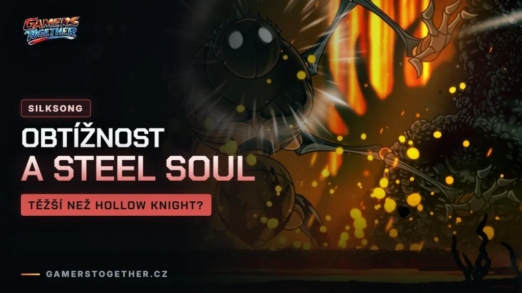 Je Hollow Knight: Silksong těžší než Hollow Knight? Obtížnost a Steel Soul