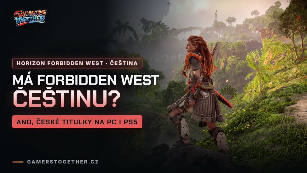 Má Horizon Forbidden West češtinu? Ano, české titulky na PC i PS5