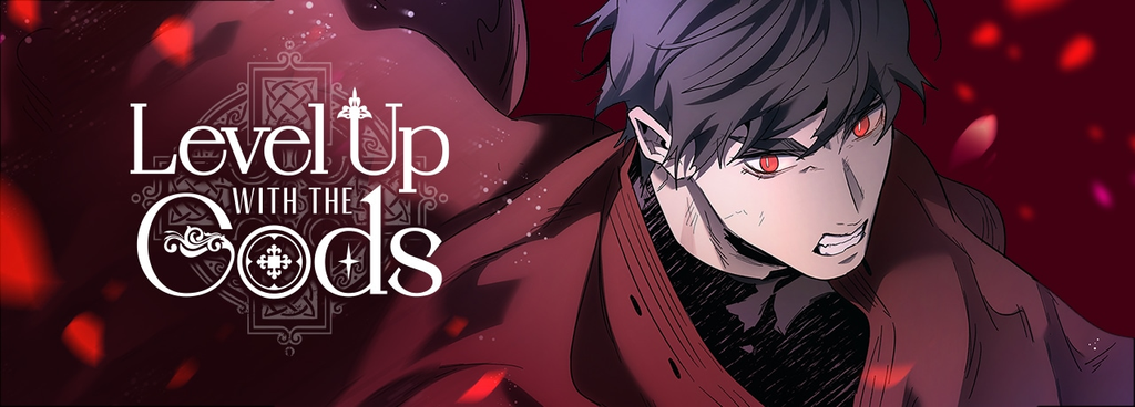 Artwork from the manhwa Leveling Up With The Gods