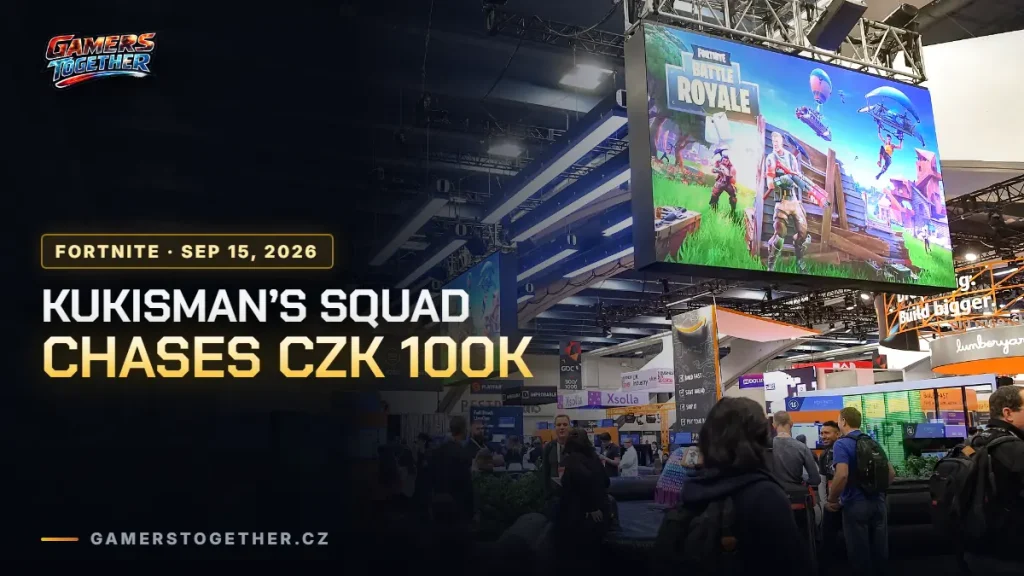 Kukisman’s Fortnite squad will compete for CZK 100,000 at Clash Energy Games