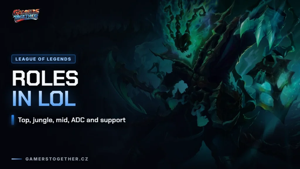 LoL Roles: Top, Jungle, Mid, ADC and Support