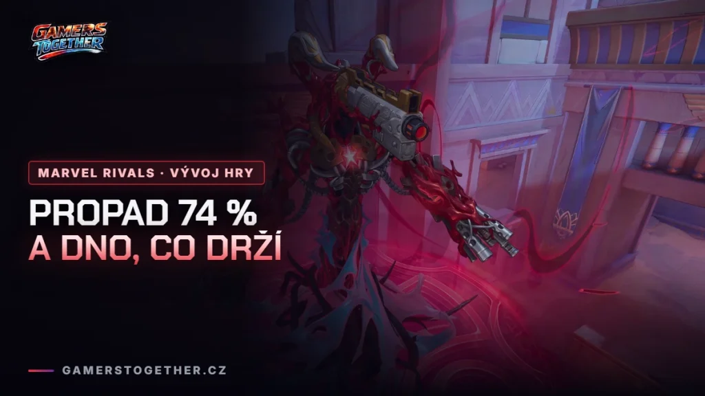 Marvel Rivals: propad o 74 % a dno, které jako jediné drží