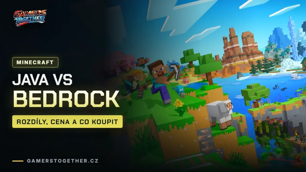 Minecraft Java vs Bedrock: rozdíly, cena a co si koupit