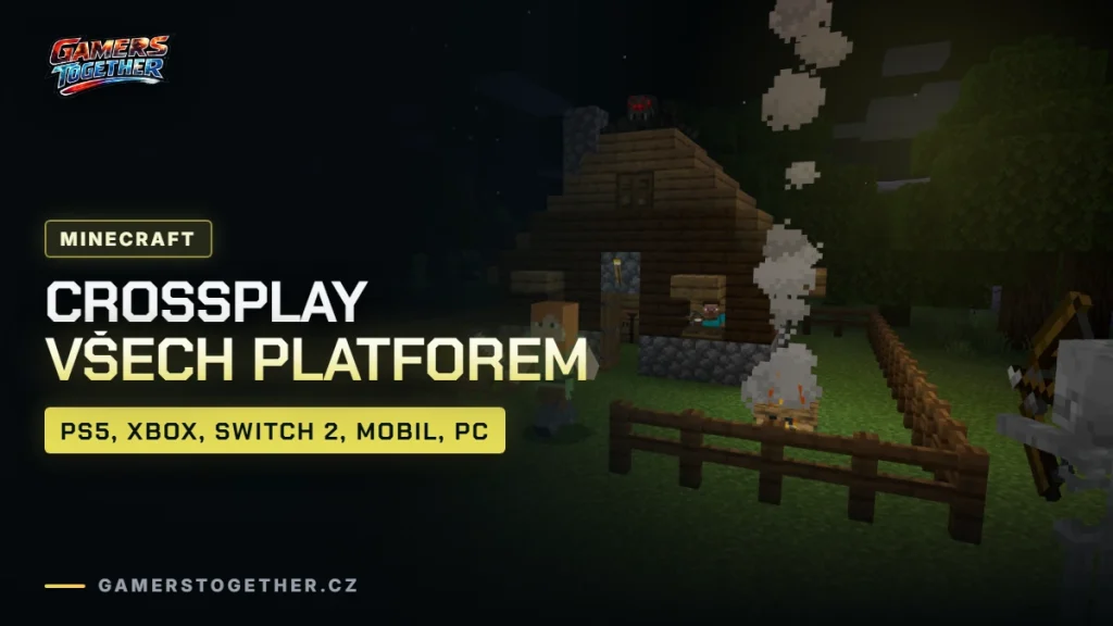 Minecraft crossplay: PS5, Xbox, Switch 2, mobil a PC dohromady