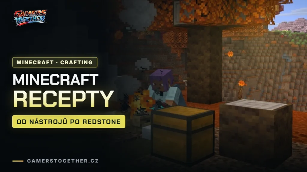 Minecraft recepty: crafting od nástrojů po redstone
