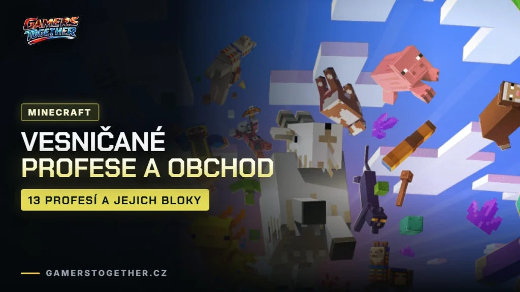 Vesničané v Minecraftu: profese, obchod a rozmnožování