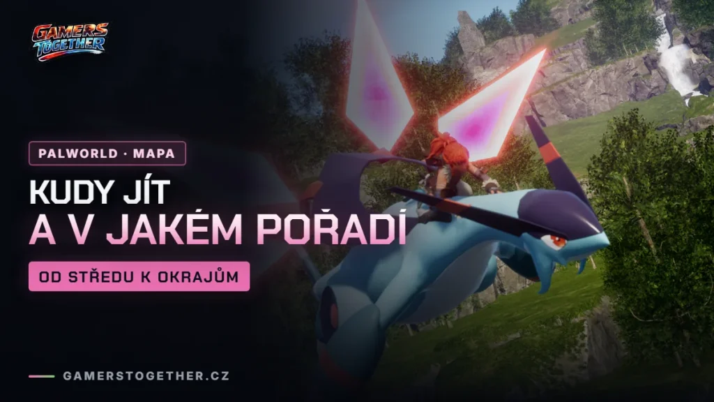 Mapa Palworldu: kudy jít a v jakém pořadí