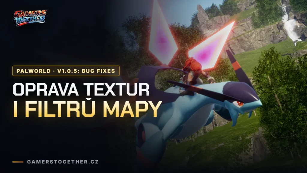 Palworld opravuje rozmazané textury a filtry ikon na mapě