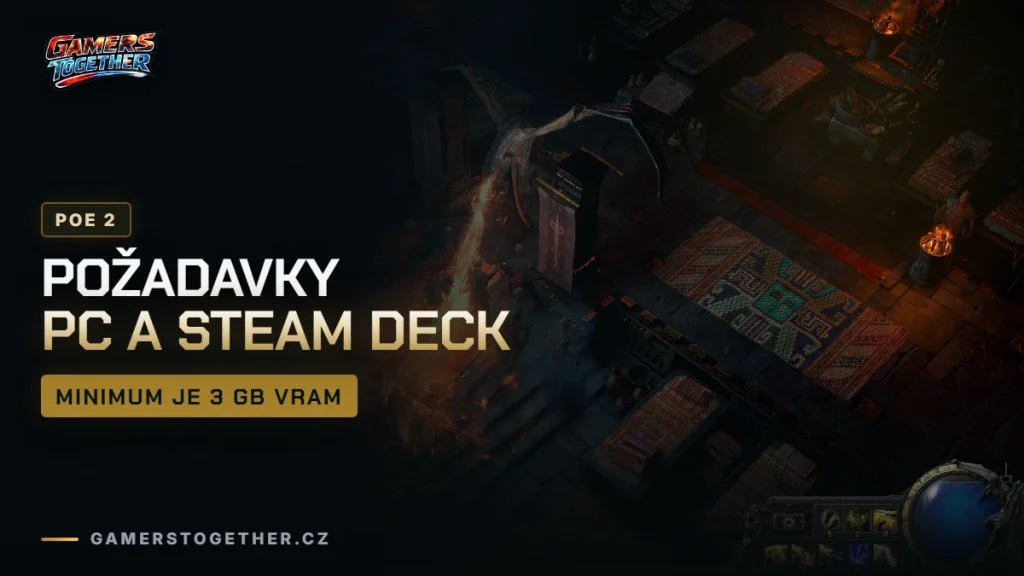 Path of Exile 2: požadavky na PC, Steam Deck a velikost hry