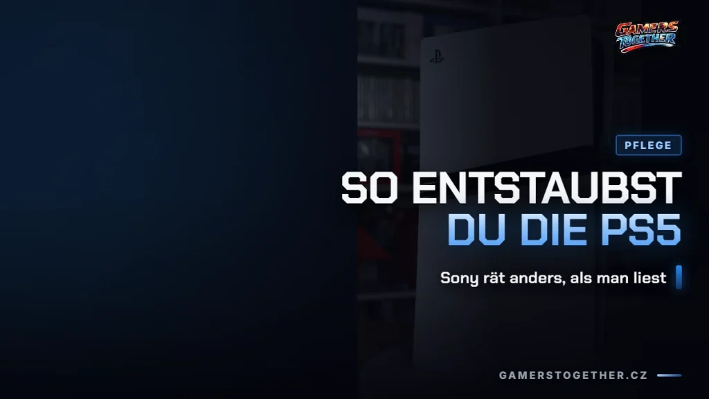 So reinigst du die PS5 von Staub