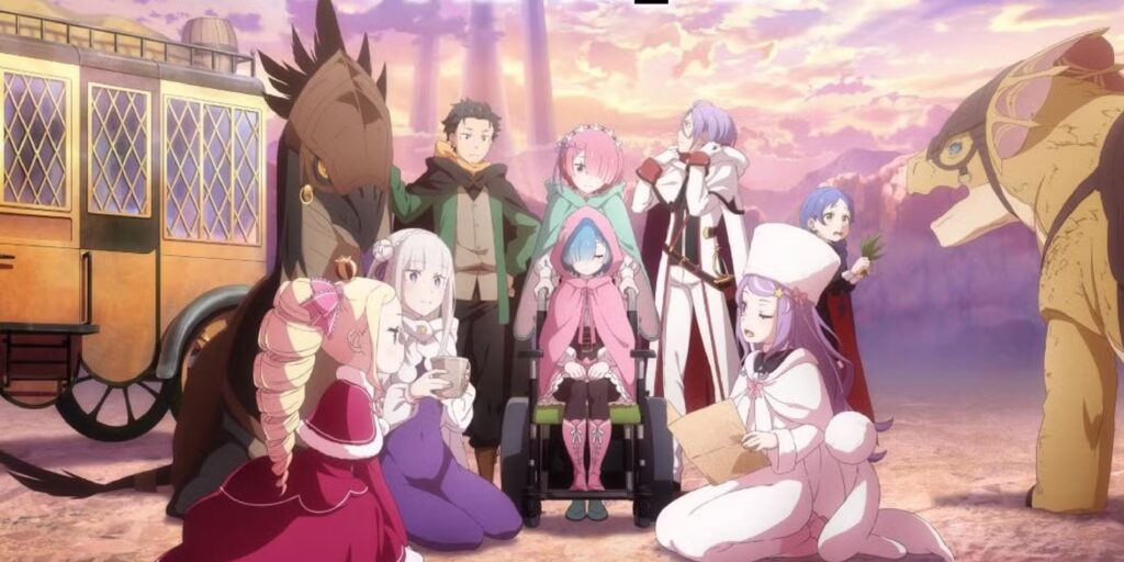 Key visual for the fourth season of Re:Zero