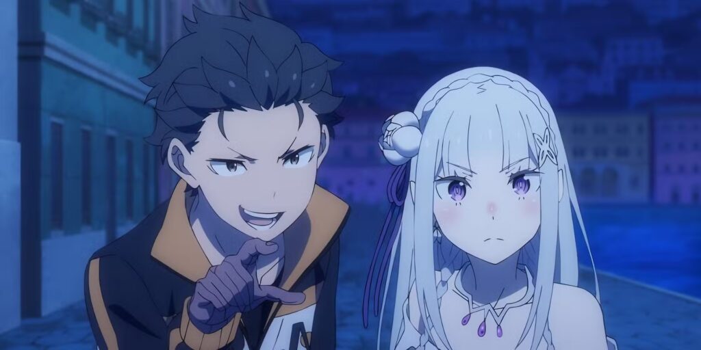 Subaru and Emilia from the fourth season of Re:Zero