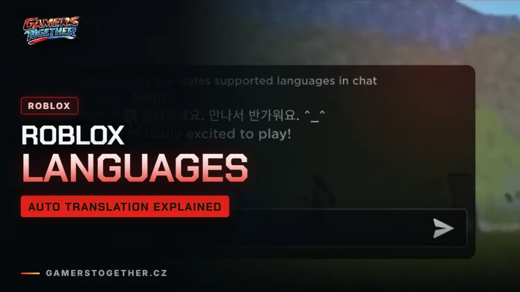 Roblox languages: supported languages and automatic translation