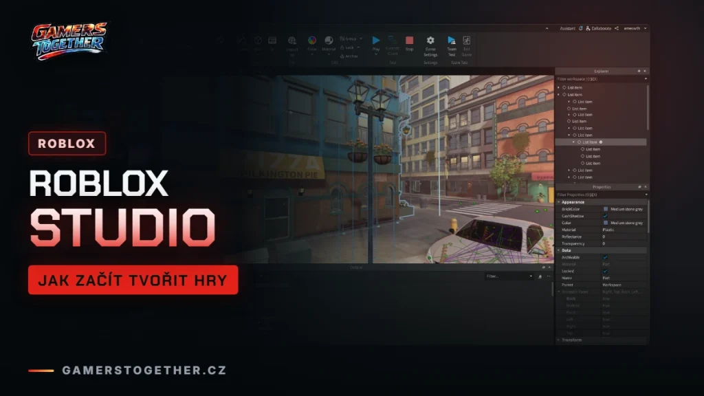 Roblox Studio: jak začít tvořit vlastní hru a vydělávat přes DevEx