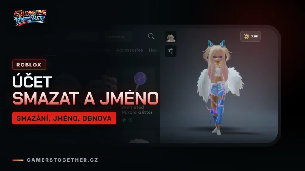 Roblox účet: jak ho smazat, změnit jméno nebo obnovit po hacknutí